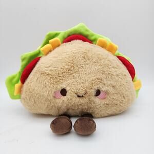 Pink Sky Weighted Taco Plush 12" Anxiety Calming Promotes Sleep Bead Filled 2024